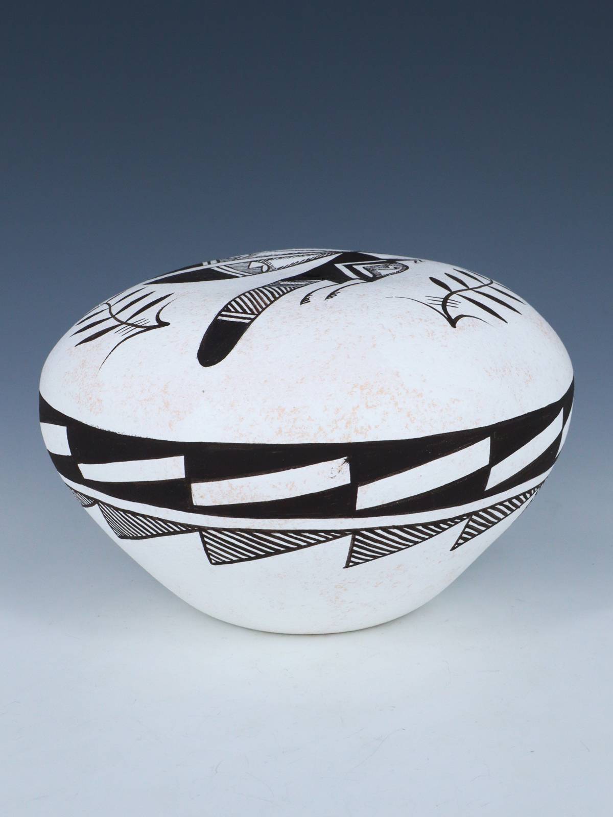 Acoma Style Hand Coiled Seed Pot - PuebloDirect.com