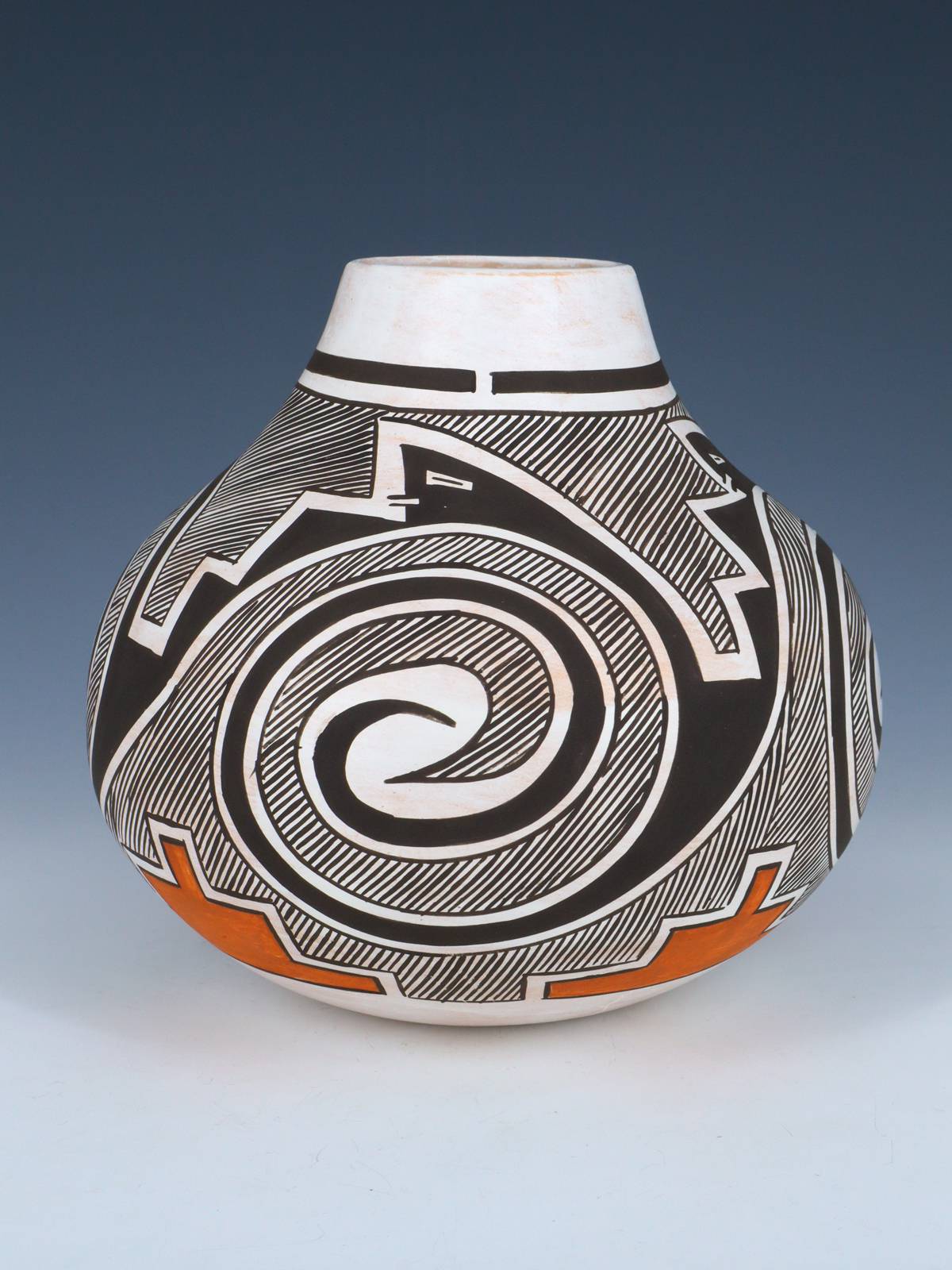 Laguna Pueblo Hand Coiled Pottery Olla - PuebloDirect.com