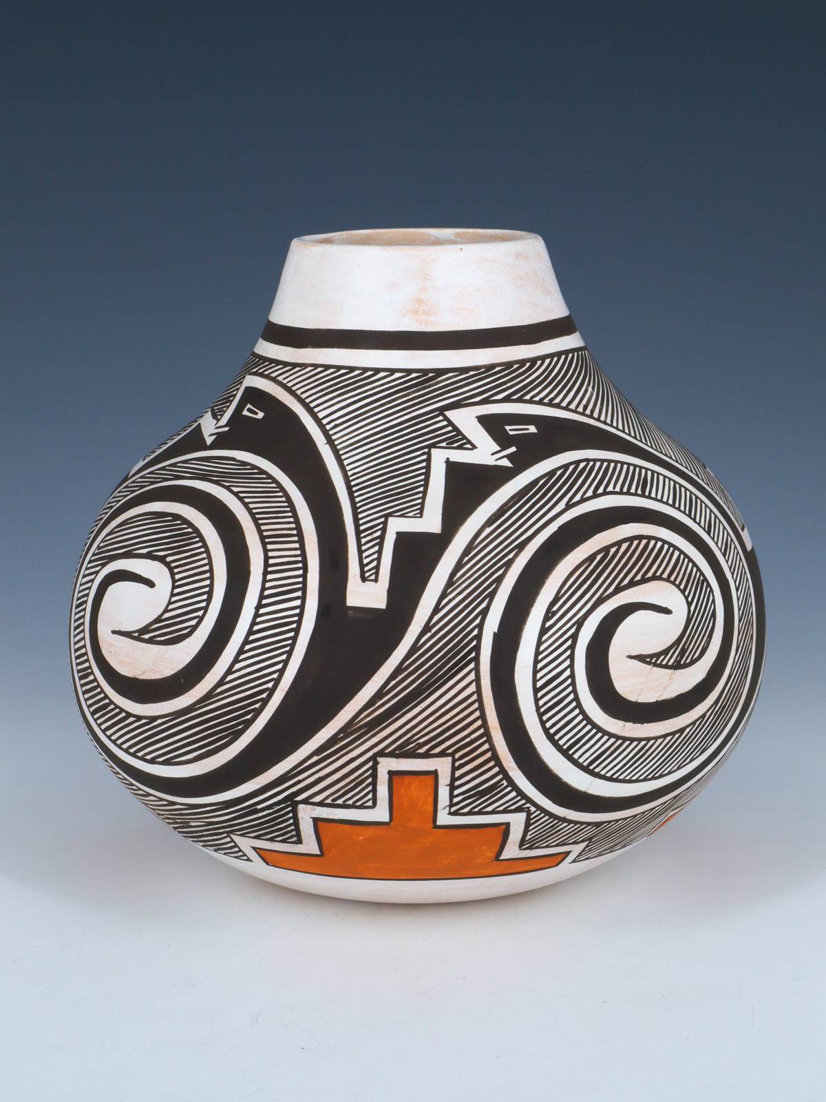 Laguna Pueblo Hand Coiled Pottery Olla - PuebloDirect.com