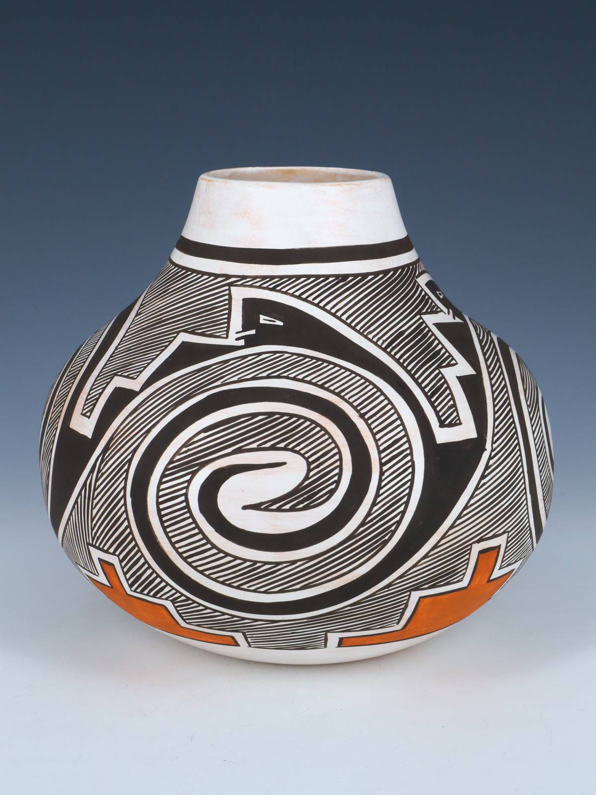 Laguna Pueblo Hand Coiled Pottery Olla - PuebloDirect.com