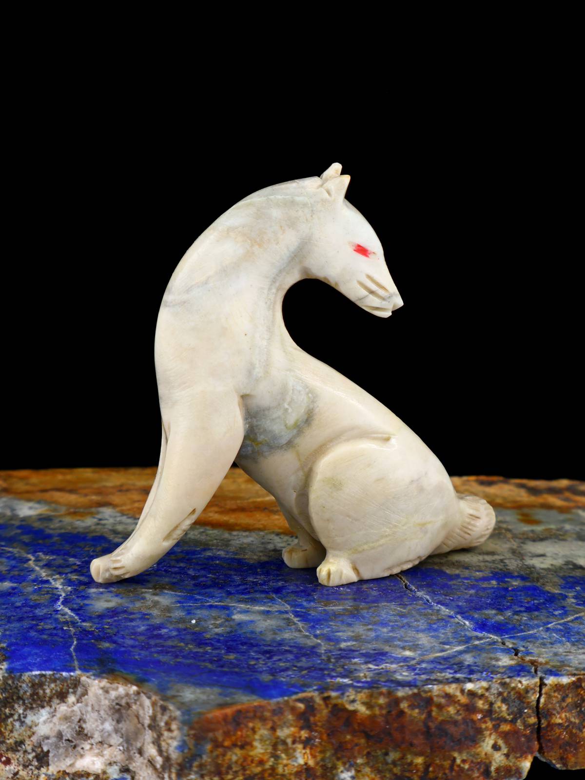 Serpentine Fox Zuni Fetish