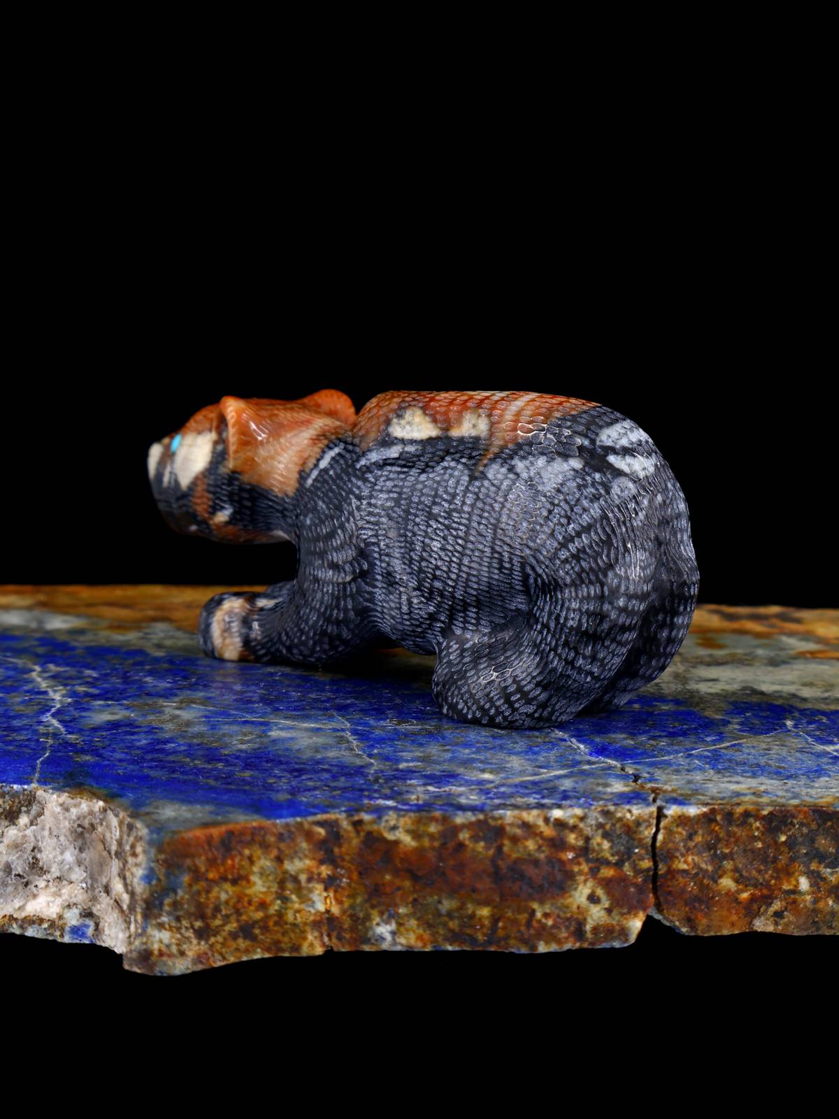 Picasso Marble Mountain Lion Zuni Fetish