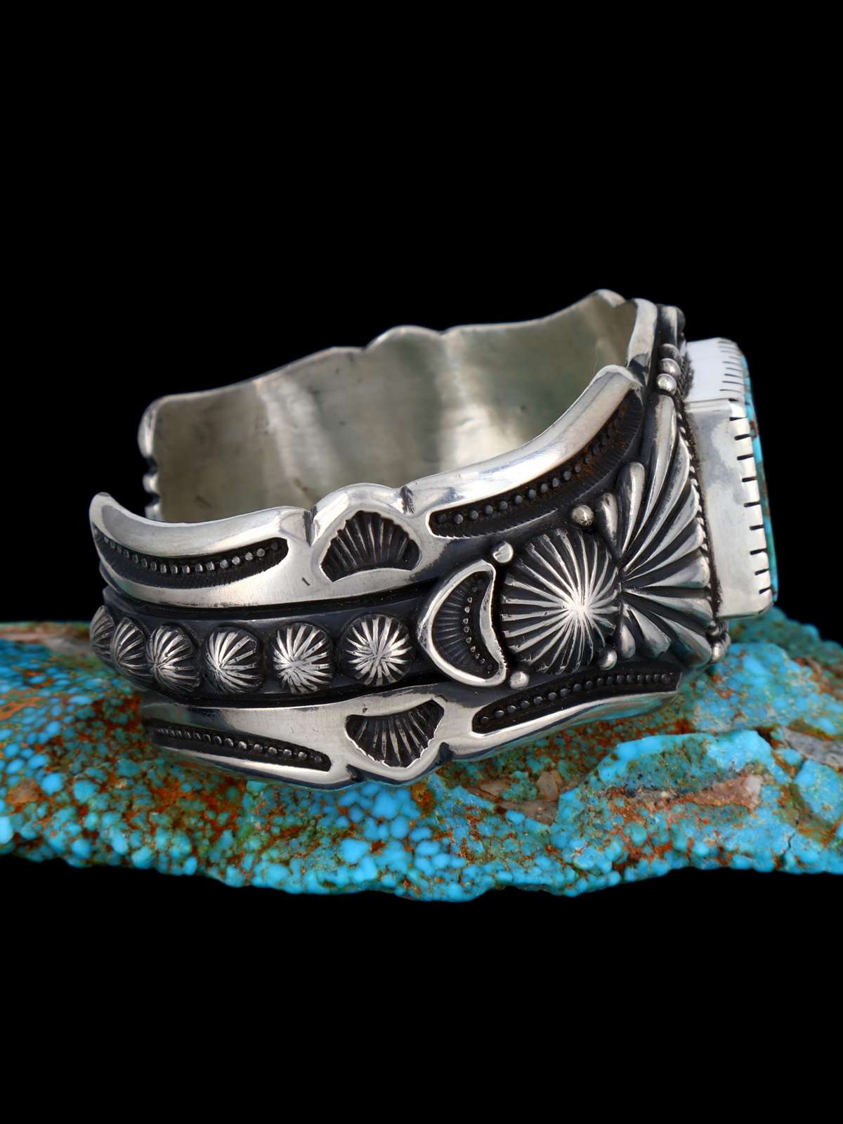 Native American Jewelry Natural Royston Turquoise Cuff Bracelet