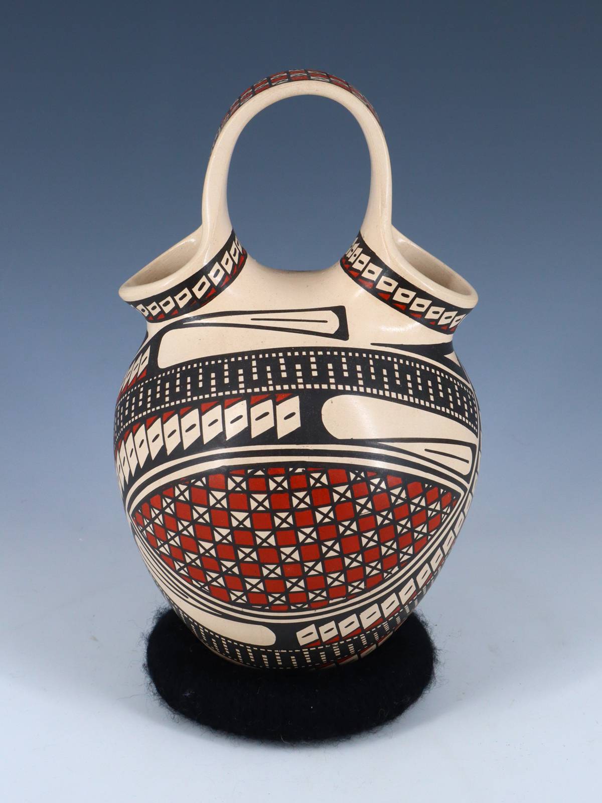 Mata Ortiz Hand Coiled Paquime Pottery Wedding Vase - PuebloDirect.com
