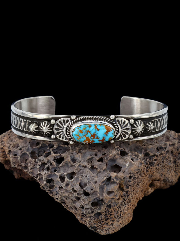 Native American Natural Royston Turquoise Cuff Bracelet - PuebloDirect.com