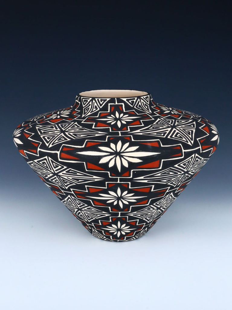 Acoma Pueblo Hand Painted Pottery Vase - PuebloDirect.com