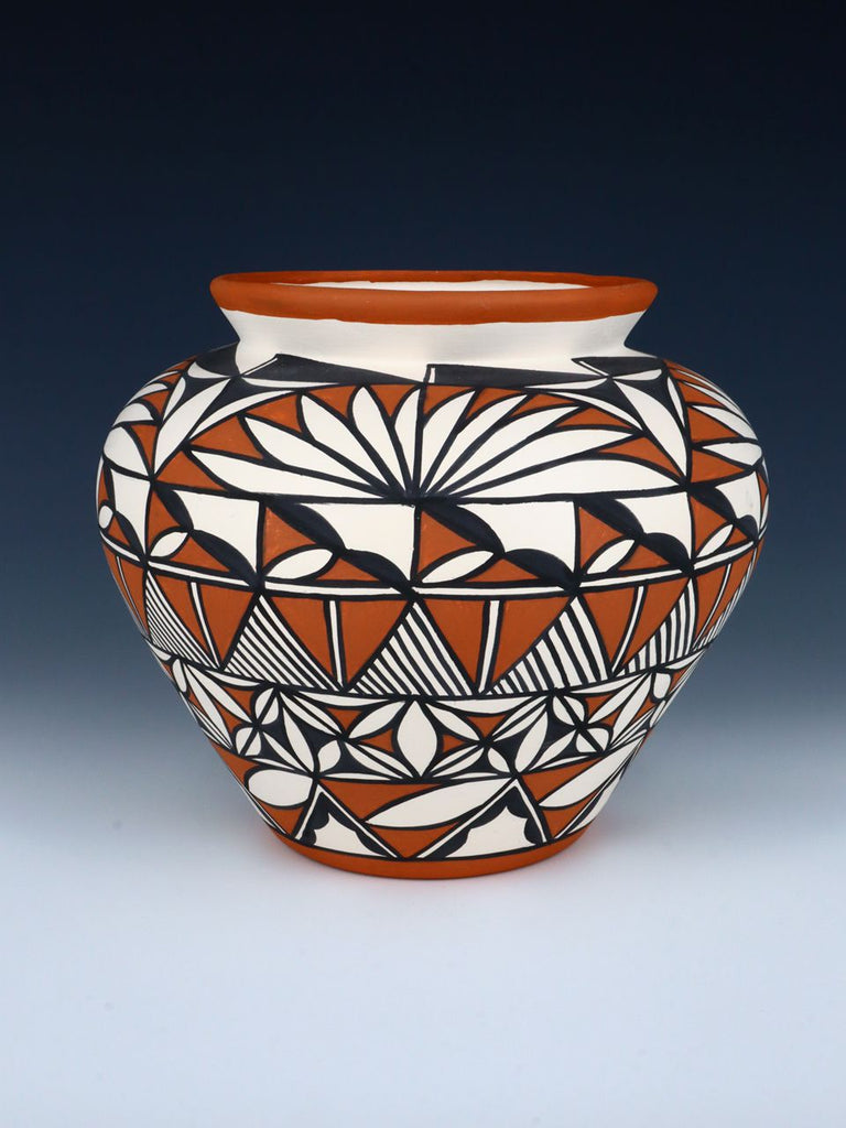 Laguna Pueblo Hand Painted Pottery Bowl - PuebloDirect.com