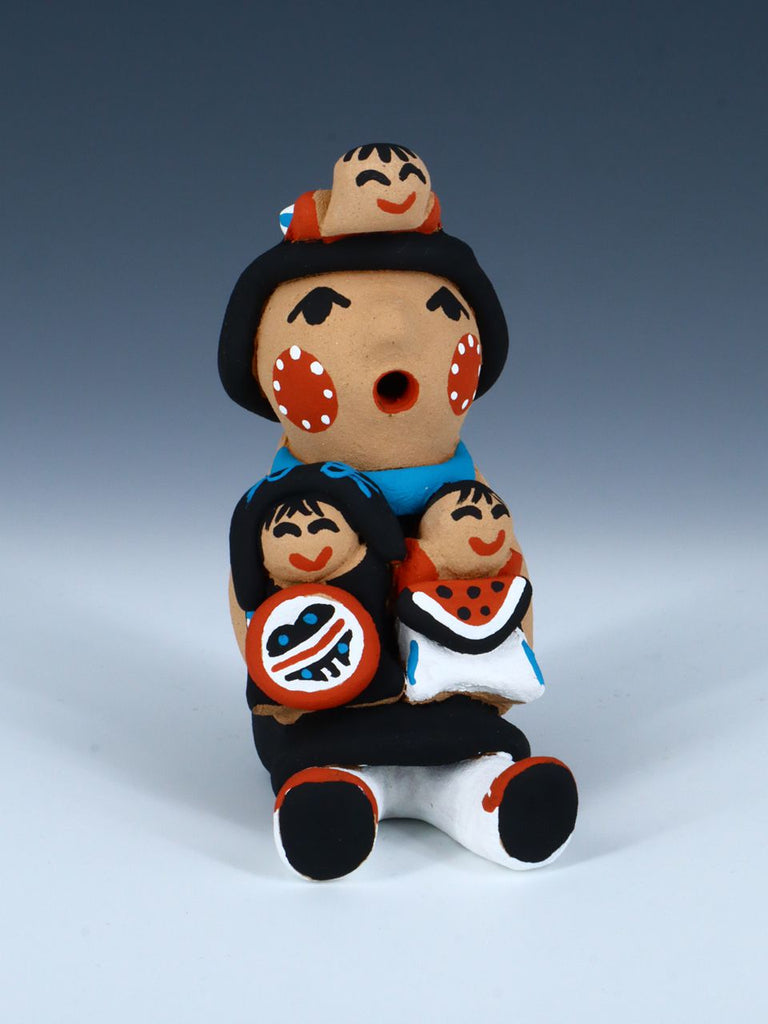 Jemez Pueblo Pottery 3 Baby Storyteller Doll - PuebloDirect.com