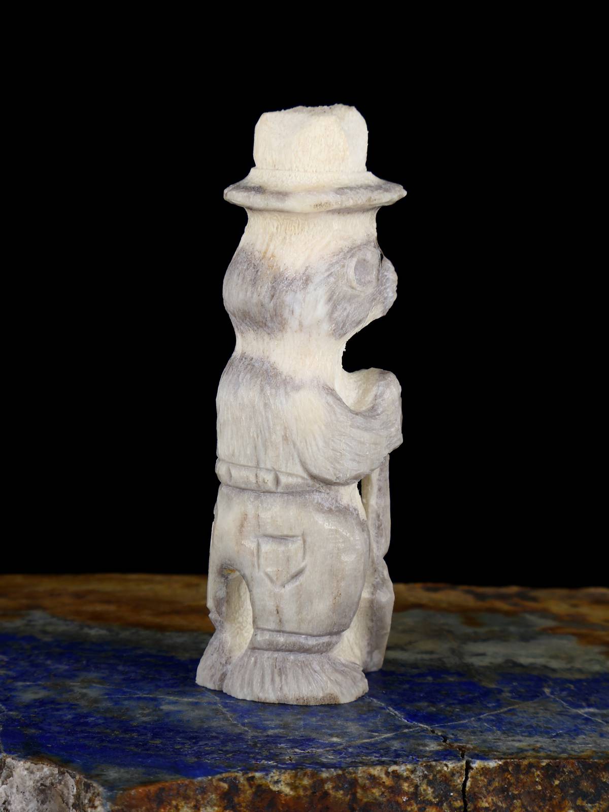 Antler Smokey Bear Zuni Fetish - PuebloDirect.com