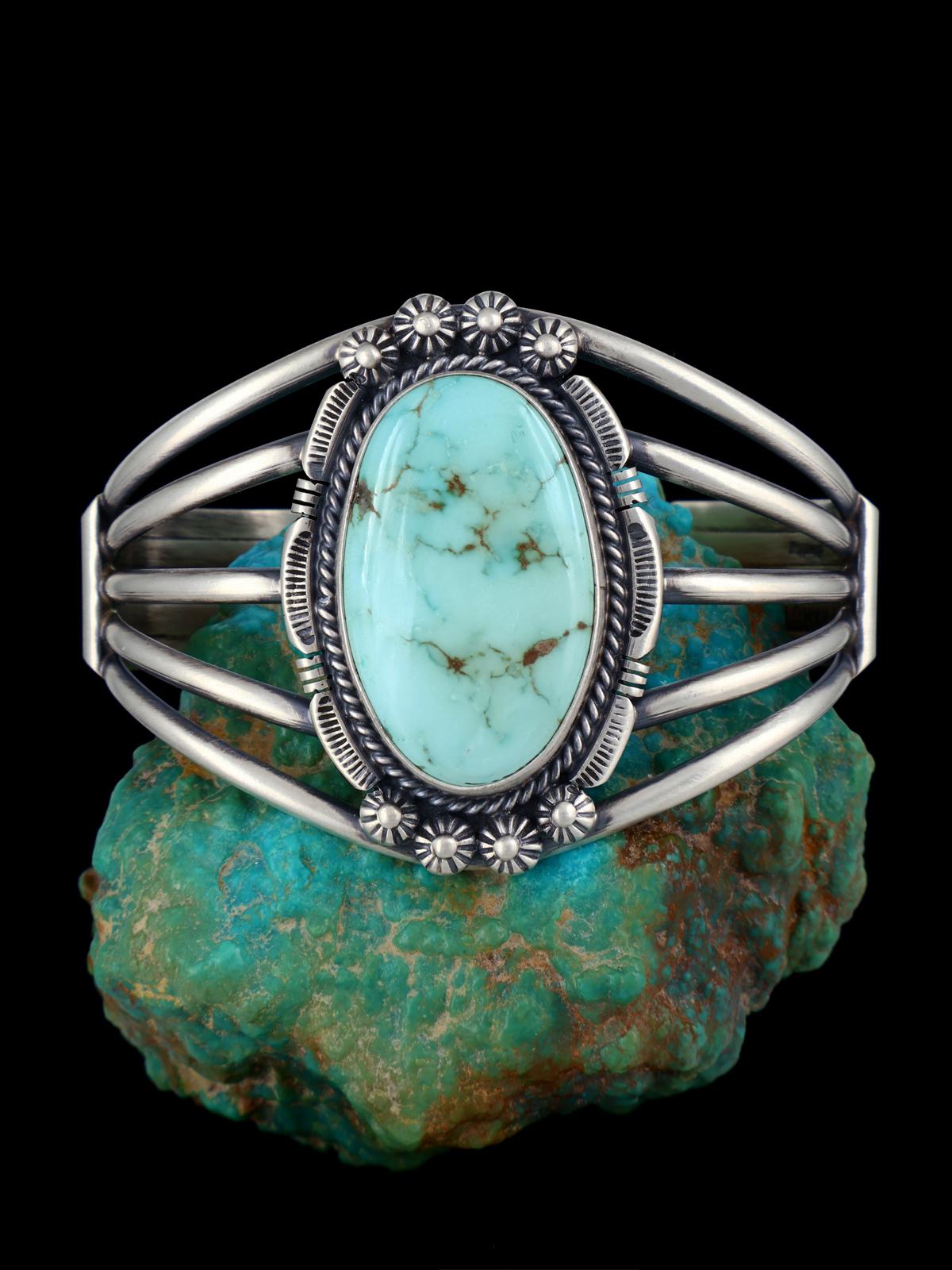 Native American Jewelry Palomino Variscite Bracelet - PuebloDirect.com