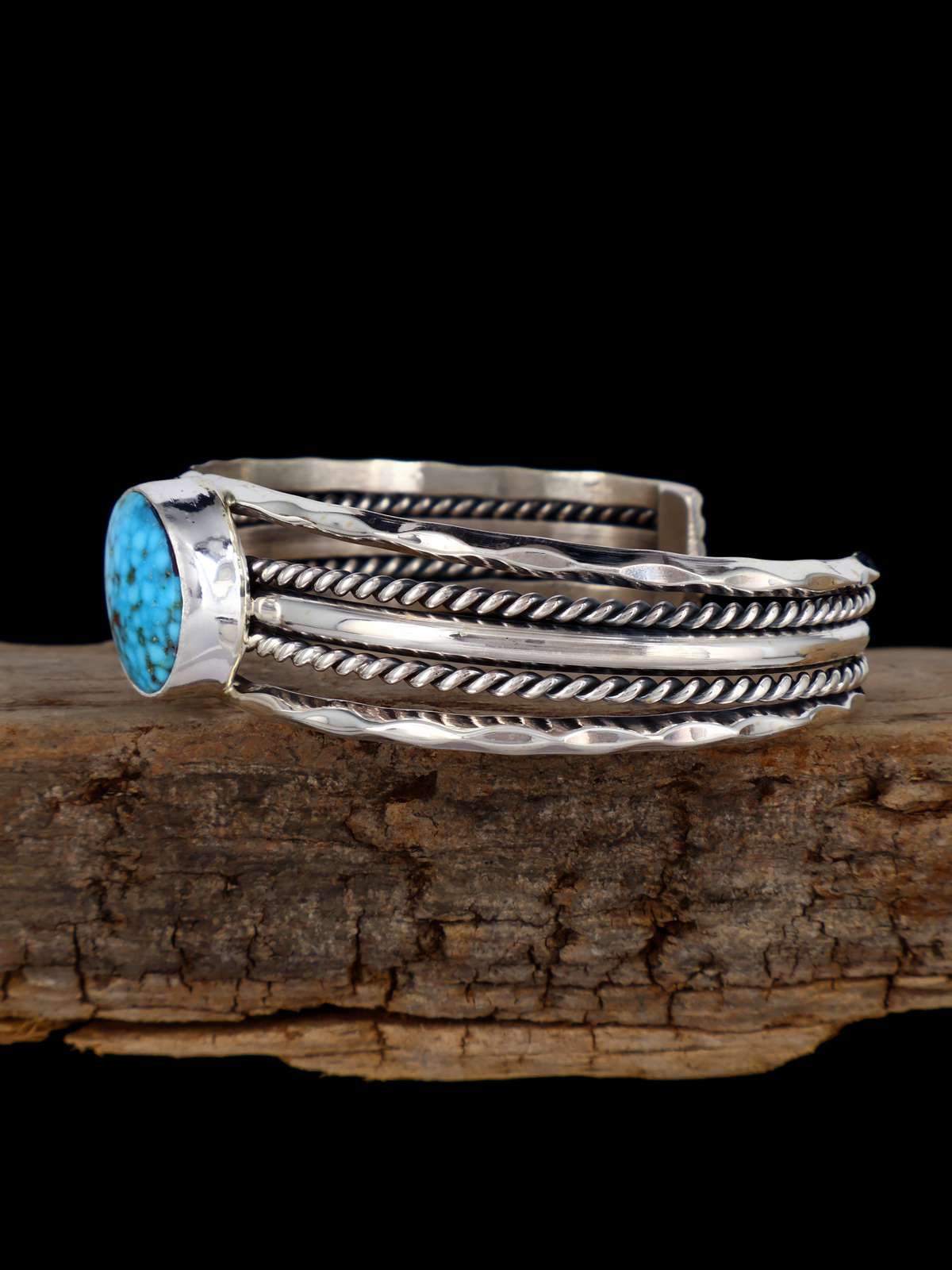 Native American Jewelry Kingman Turquoise Cuff Bracelet