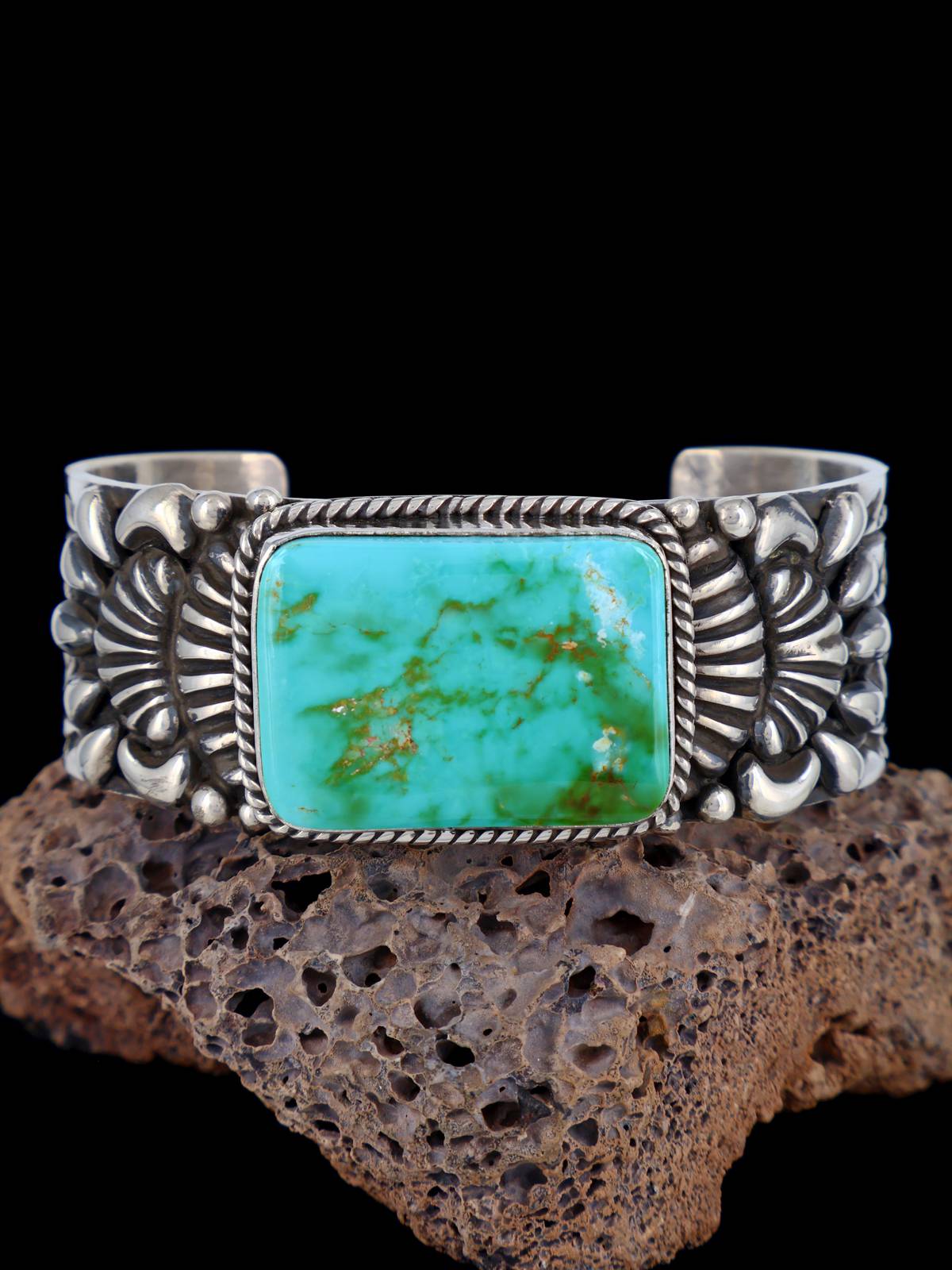 Native American Indian Jewelry Natural Royston Turquoise Cuff Bracelet
