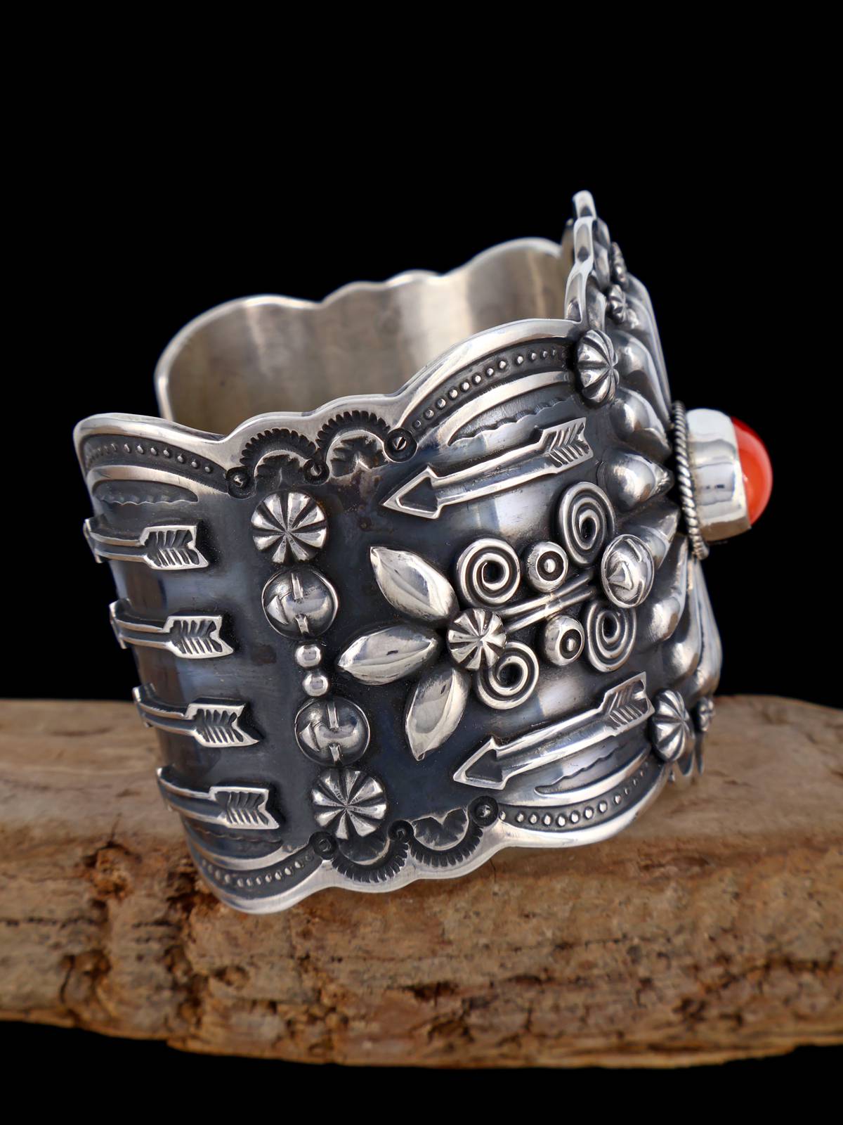 Bijoux amérindiens Bracelet en onyx en argent sterling