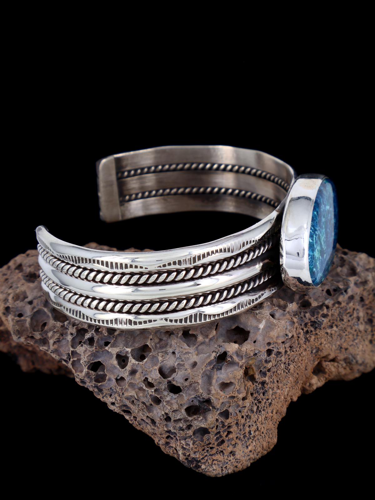 Native American Jewelry Azurite Cuff Bracelet