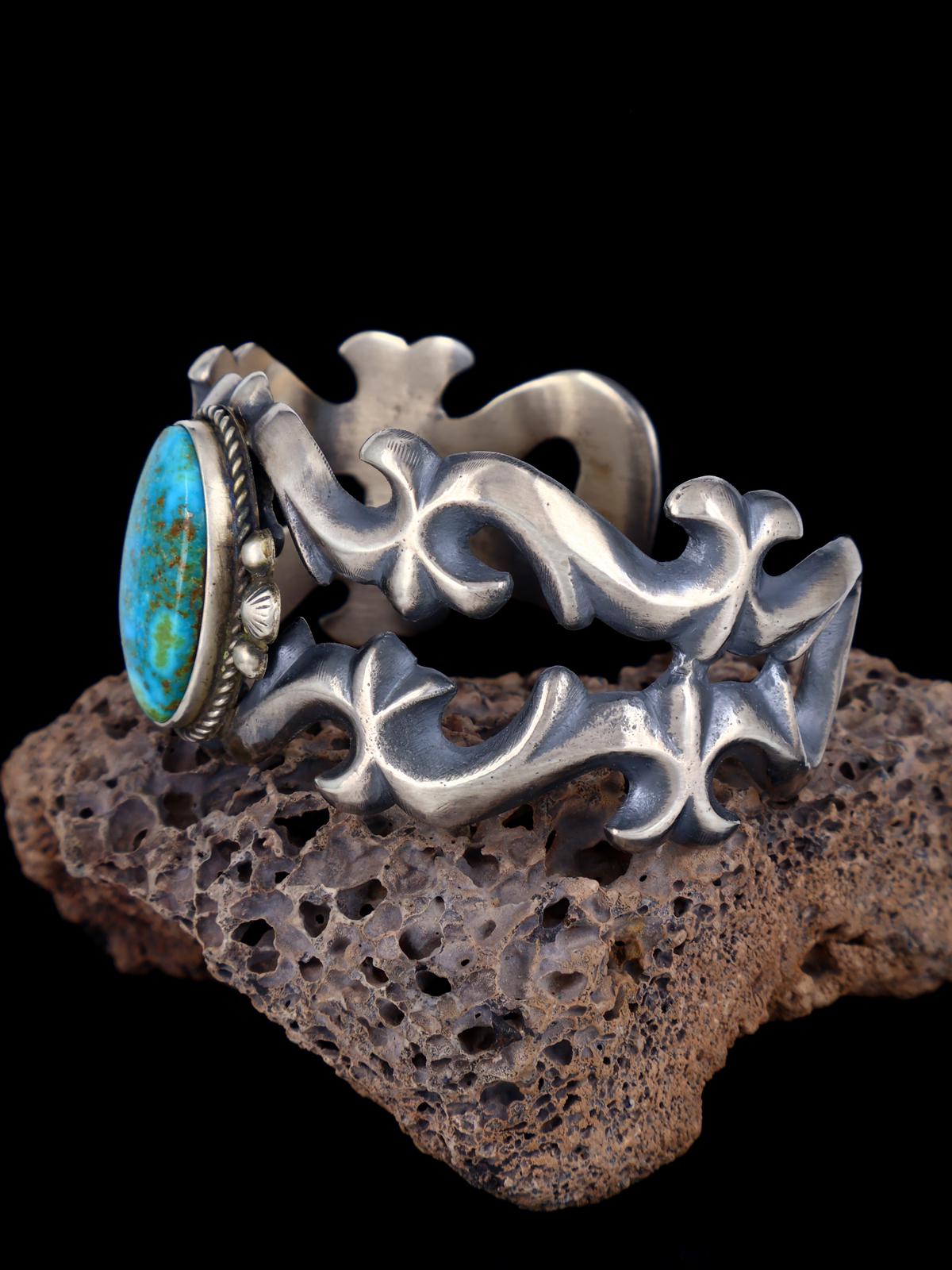 Navajo Turquoise Sterling Silver Cuff Bracelet