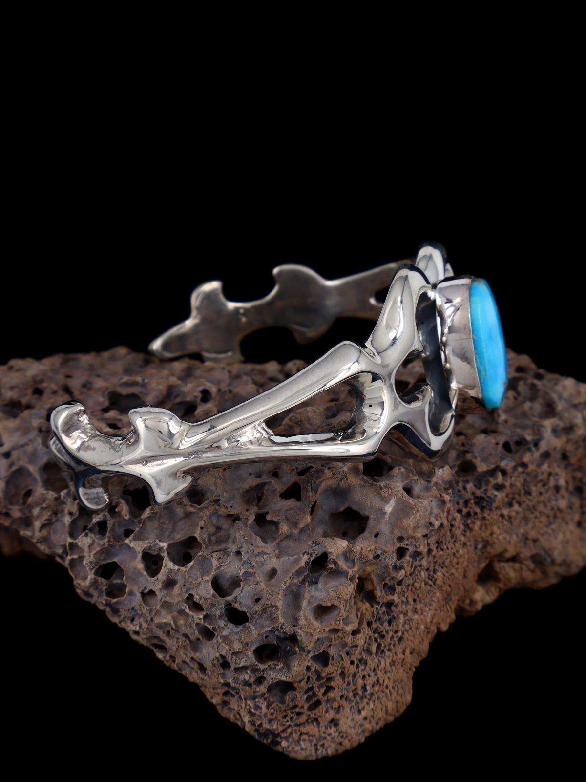 Navajo Turquoise Sterling Silver Cuff Bracelet