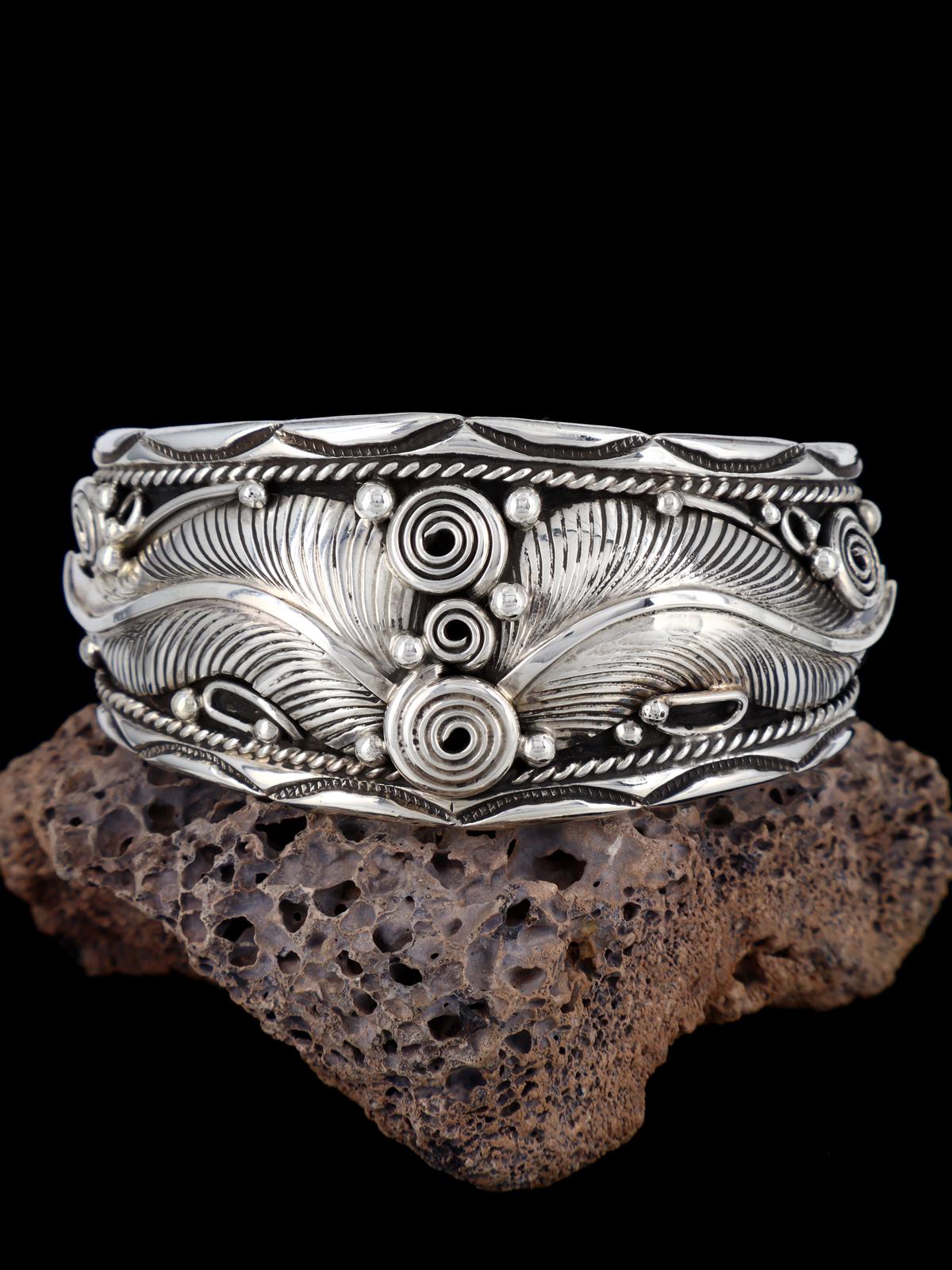 Native American Jewelry Sterling Silver Cuff Bracelet