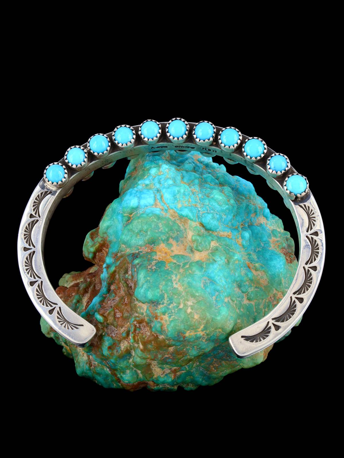 Native American Jewelry Sleeping Beauty Turquoise Cuff Bracelet