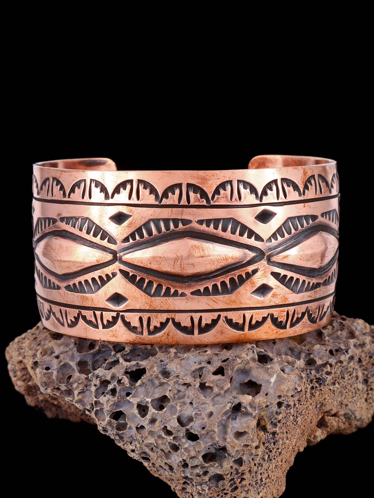 Native American Copper Cuff Bracelet