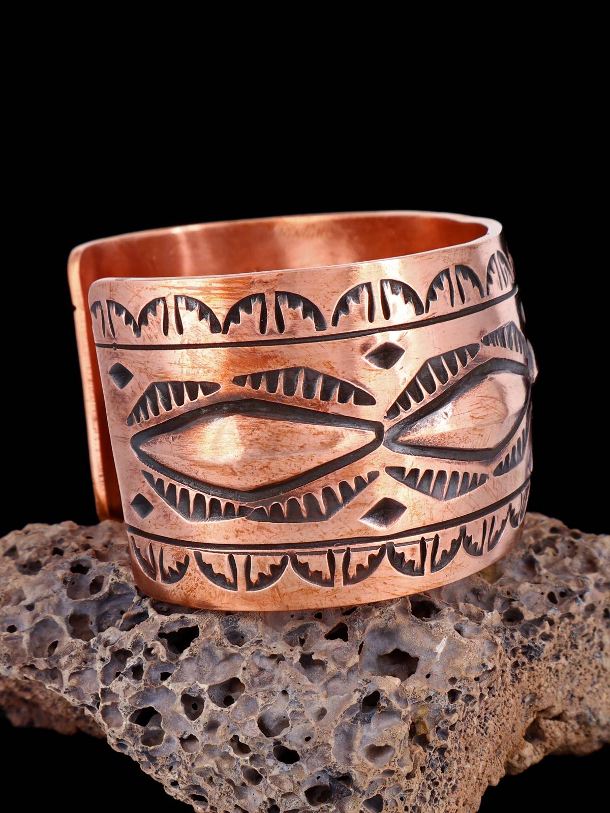 Native American Copper Cuff Bracelet