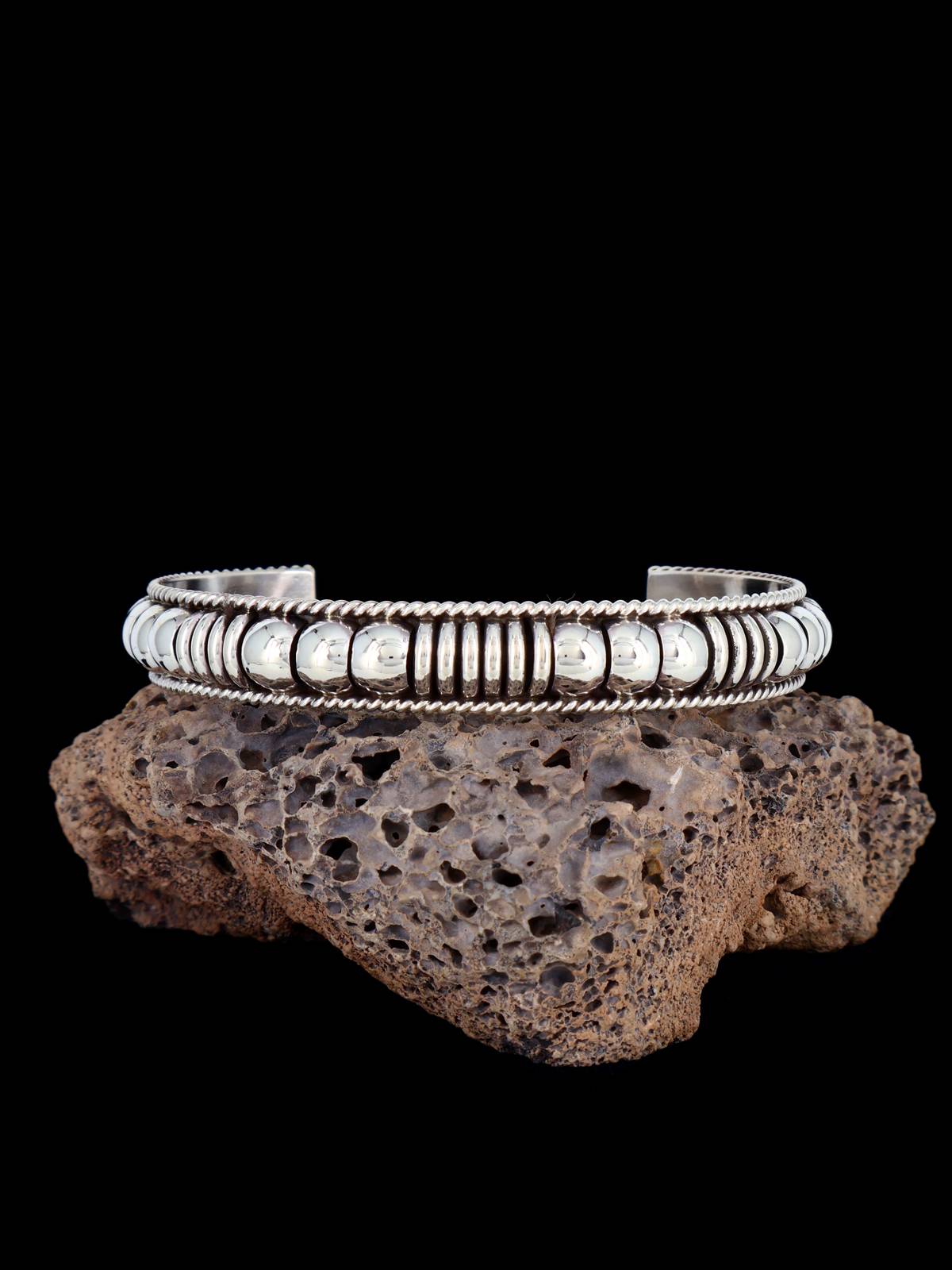 Native American Sterling Silver Cuff Bracelet