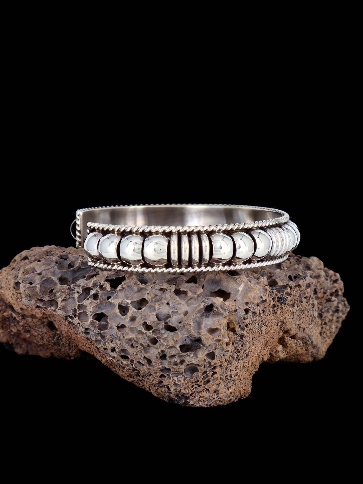 Native American Sterling Silver Cuff Bracelet
