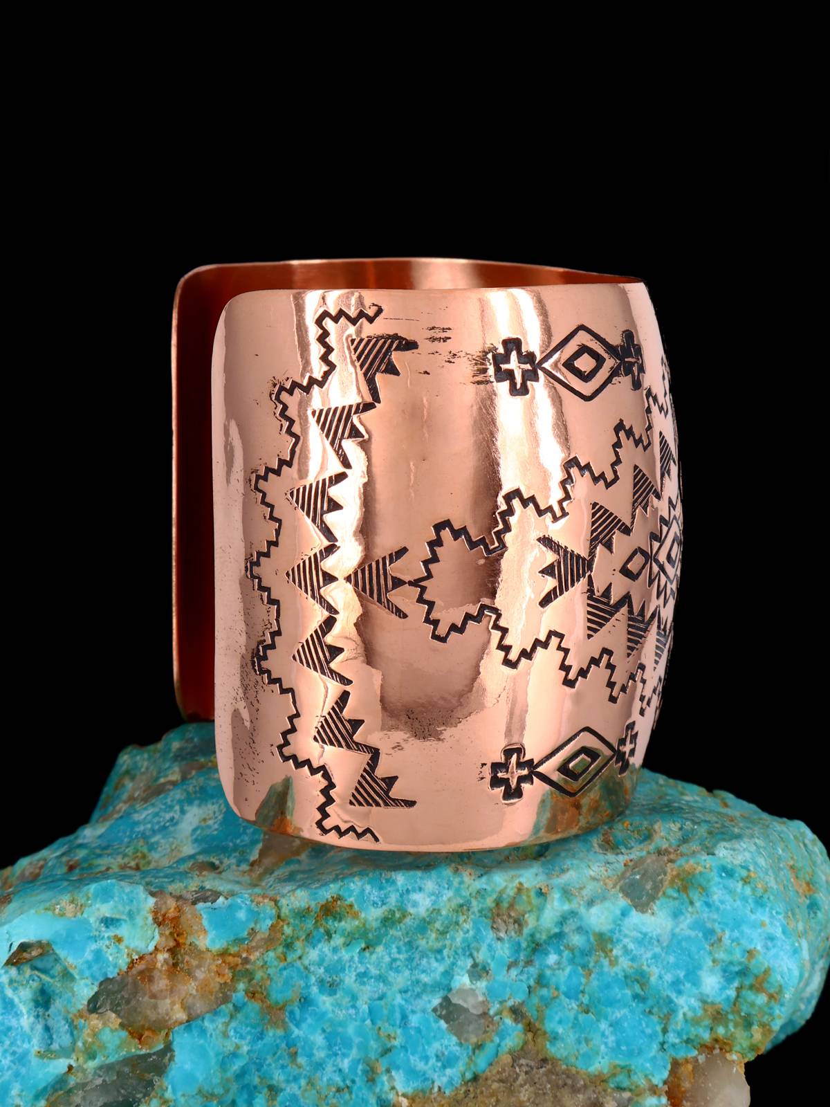 Native American Copper Cuff Bracelet