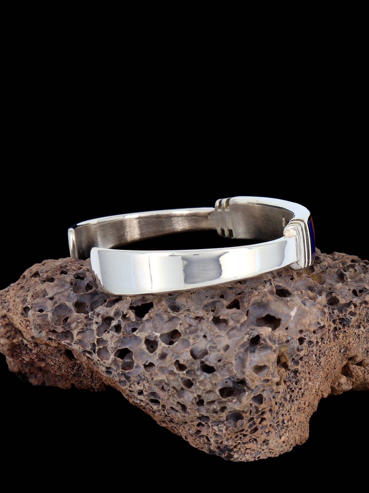 Native American Jewelry Multistone Inlay Cuff Bracelet