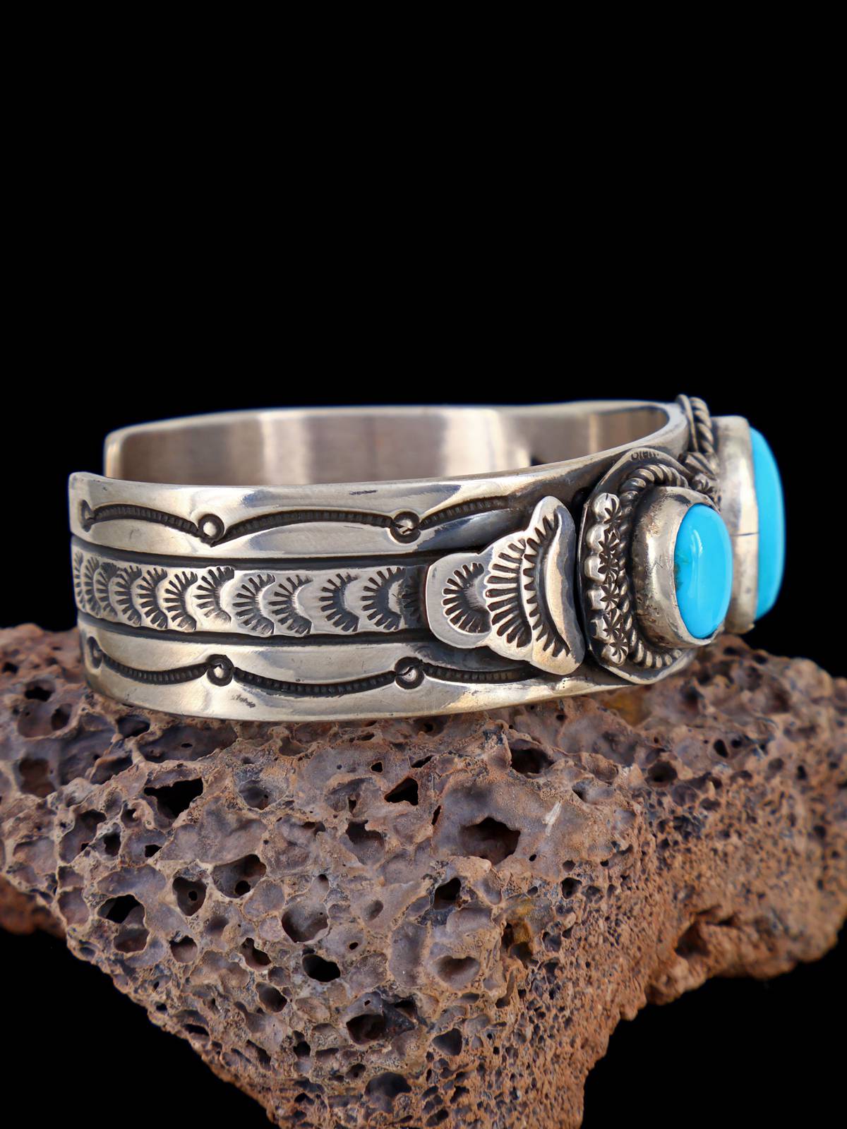 Native American Jewelry Sleeping Beauty Turquoise Cuff Bracelet