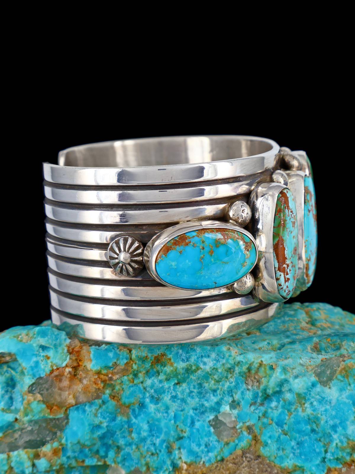Native American Jewelry Royston Turquoise Cuff Bracelet