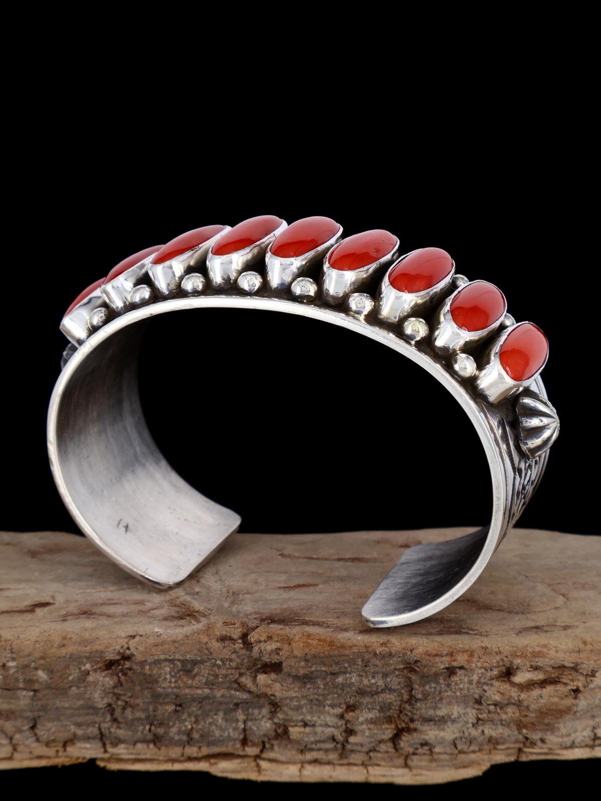 Pulsera de puño turquesa Natural Golden Hill de joyería nativa americana