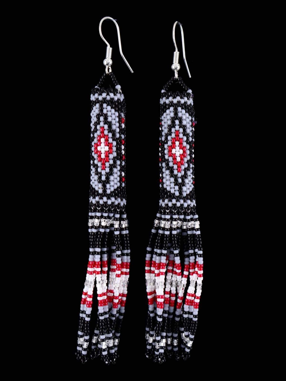 Native American Jewelry Beaded Dangle Earrings