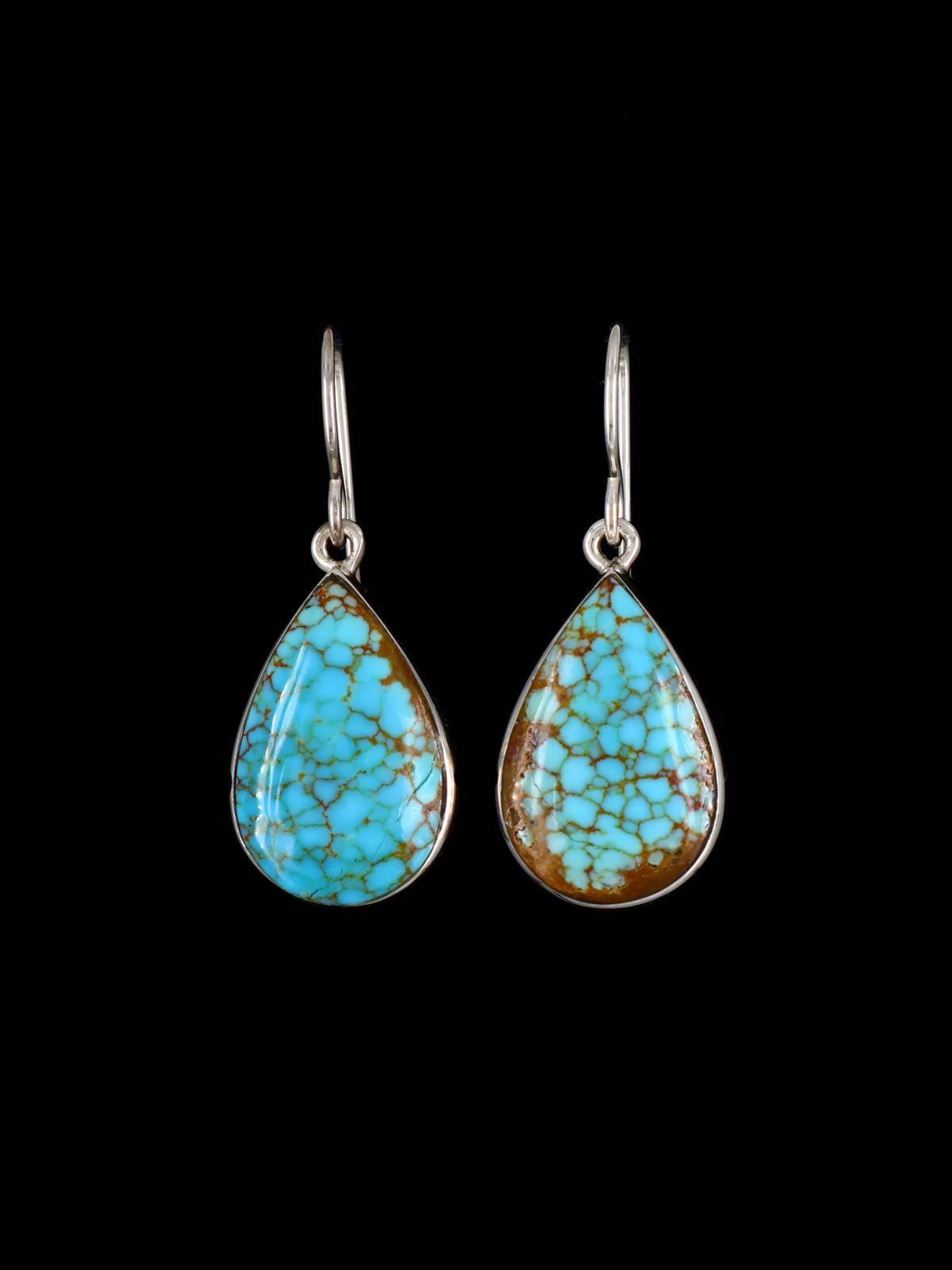 Native American Jewelry #8 Turquoise Dangle Earrings
