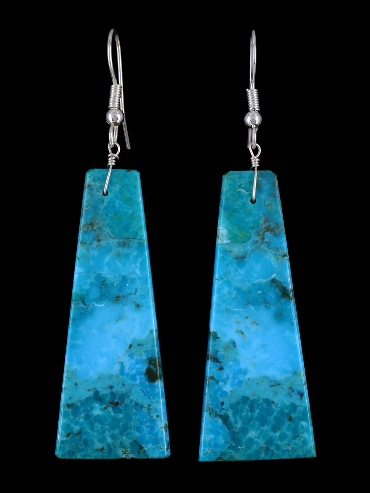 Boucles d’oreilles Navajo Turquoise Dalle Post