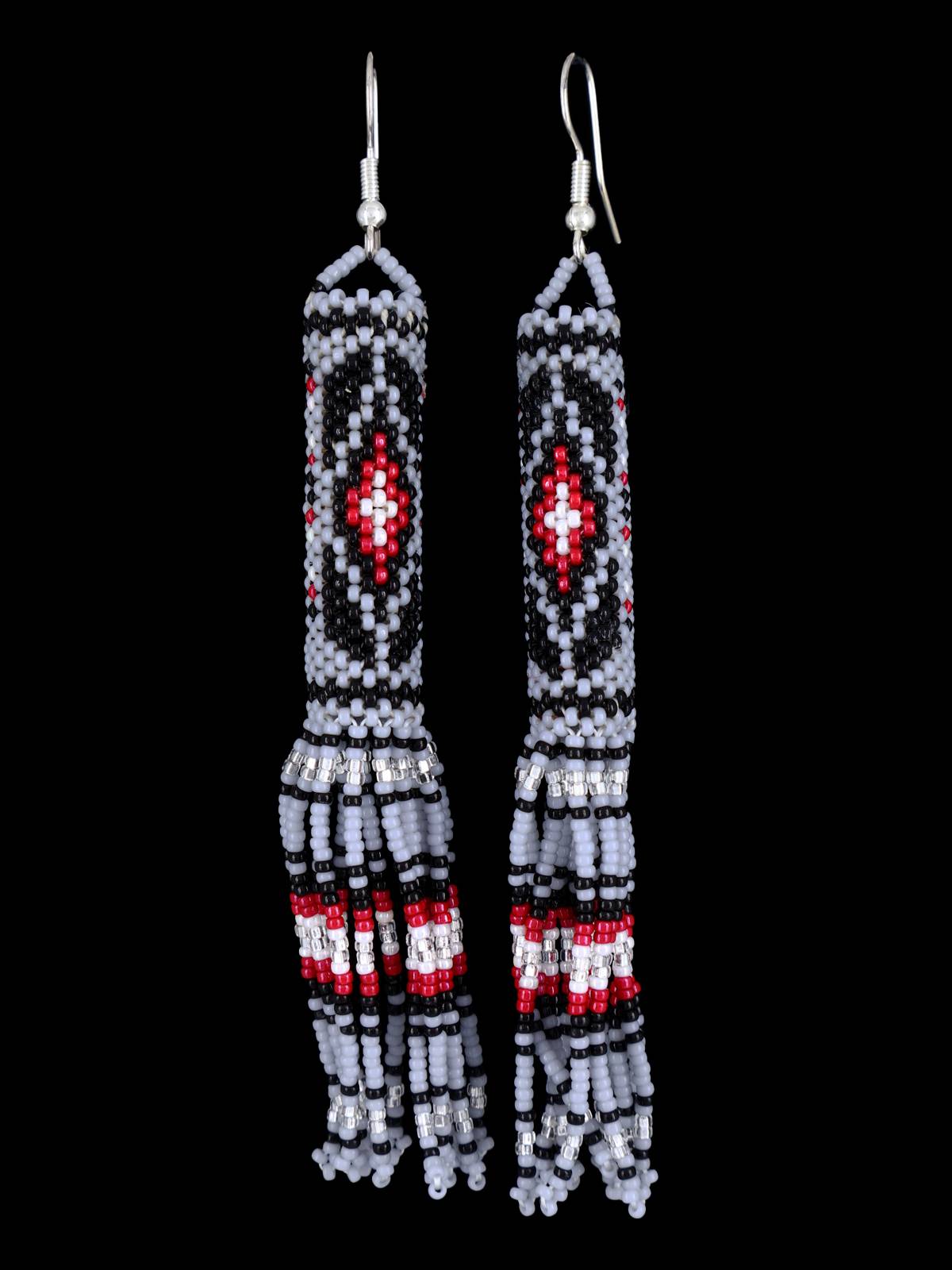 Native American Jewelry Beaded Dangle Earrings