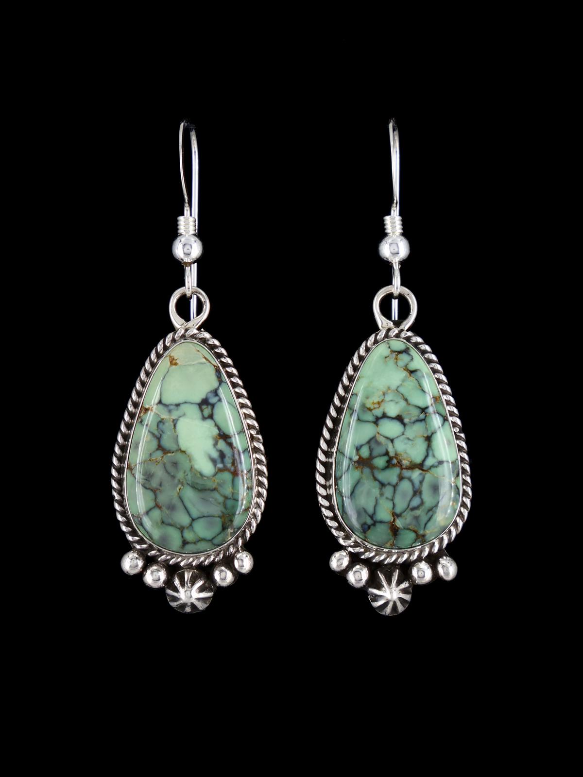 Boucles d’oreilles pendantes en argent sterling Navajo Spiny Oyster