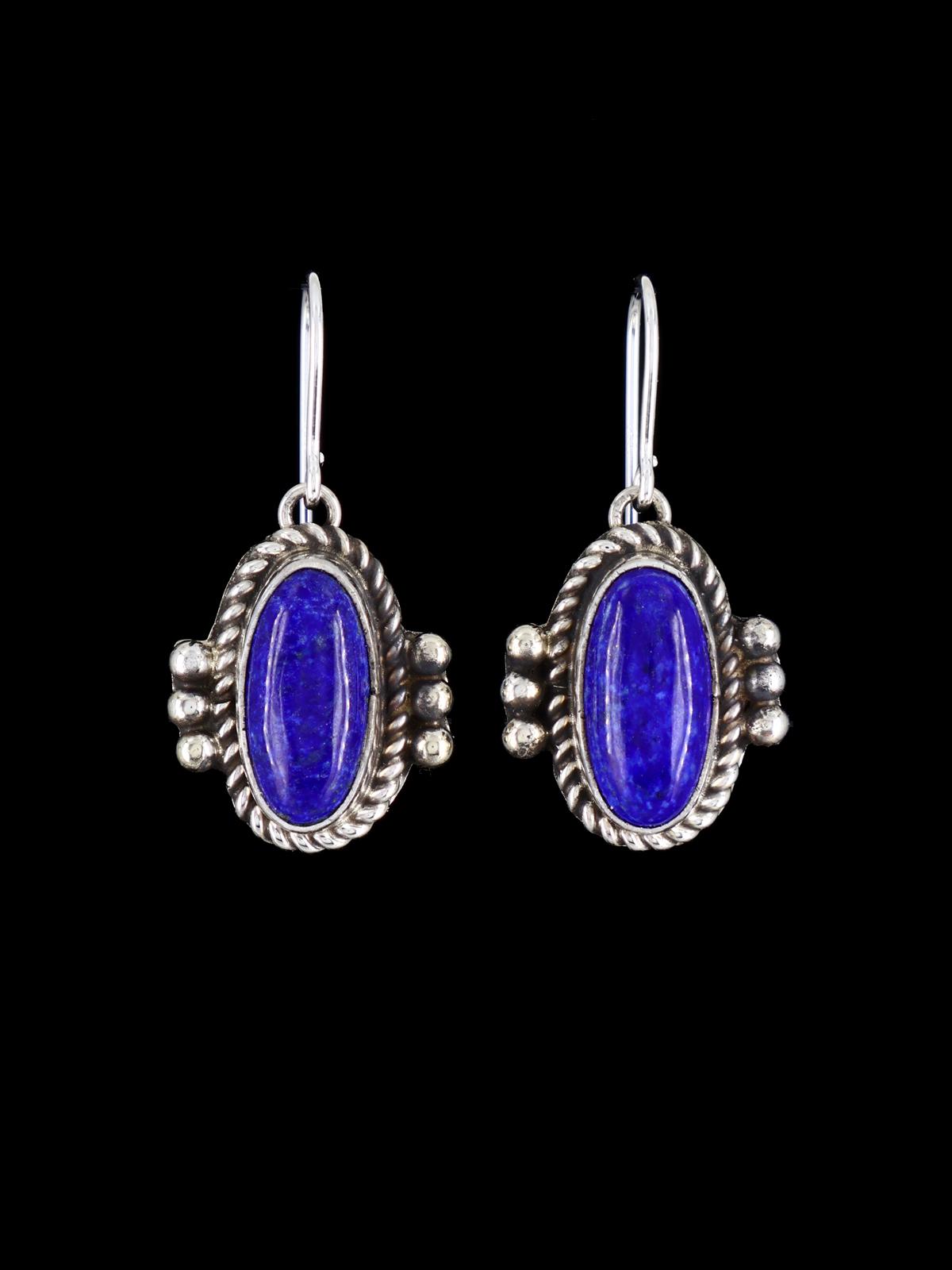 Pendientes colgantes de corazón con opalita con incrustaciones de nativos americanos