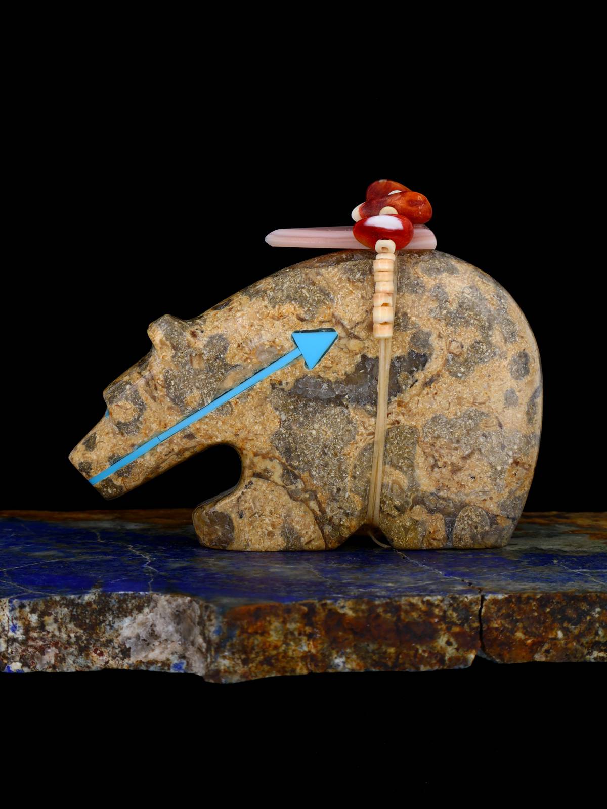 Serpentine Bear Zuni Fetish