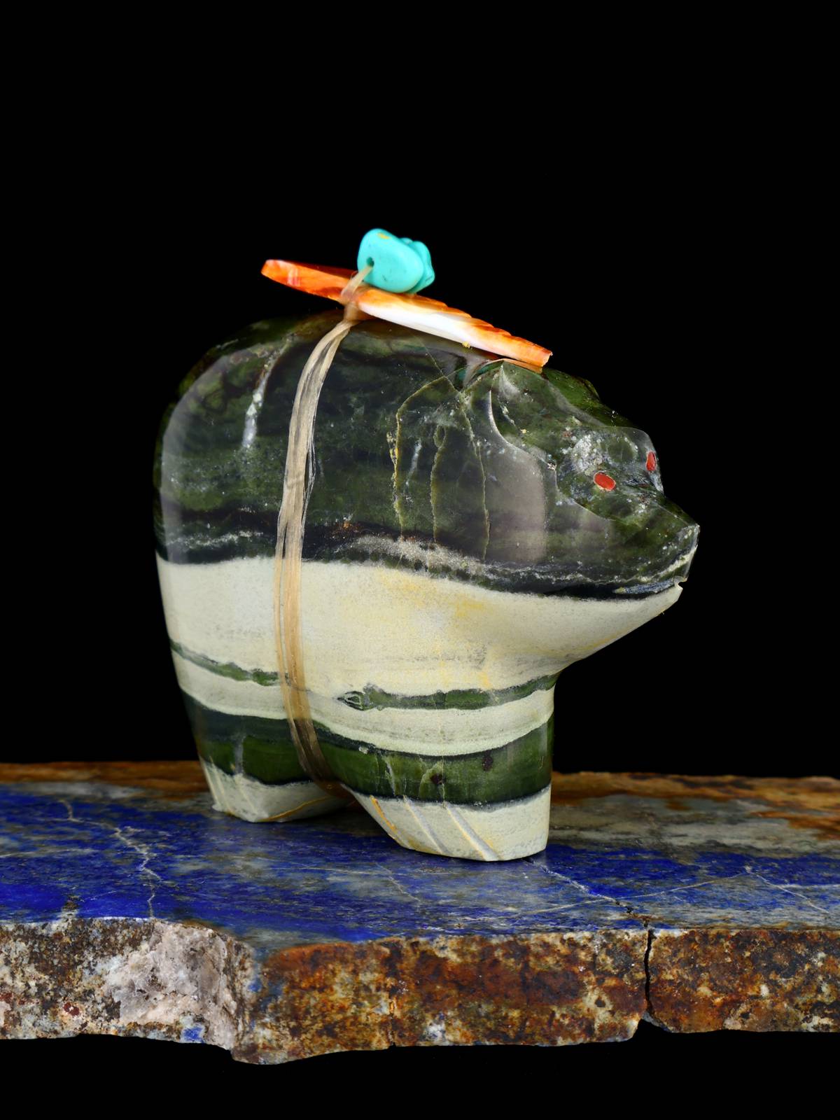 Ricolite Bear Zuni Fetish