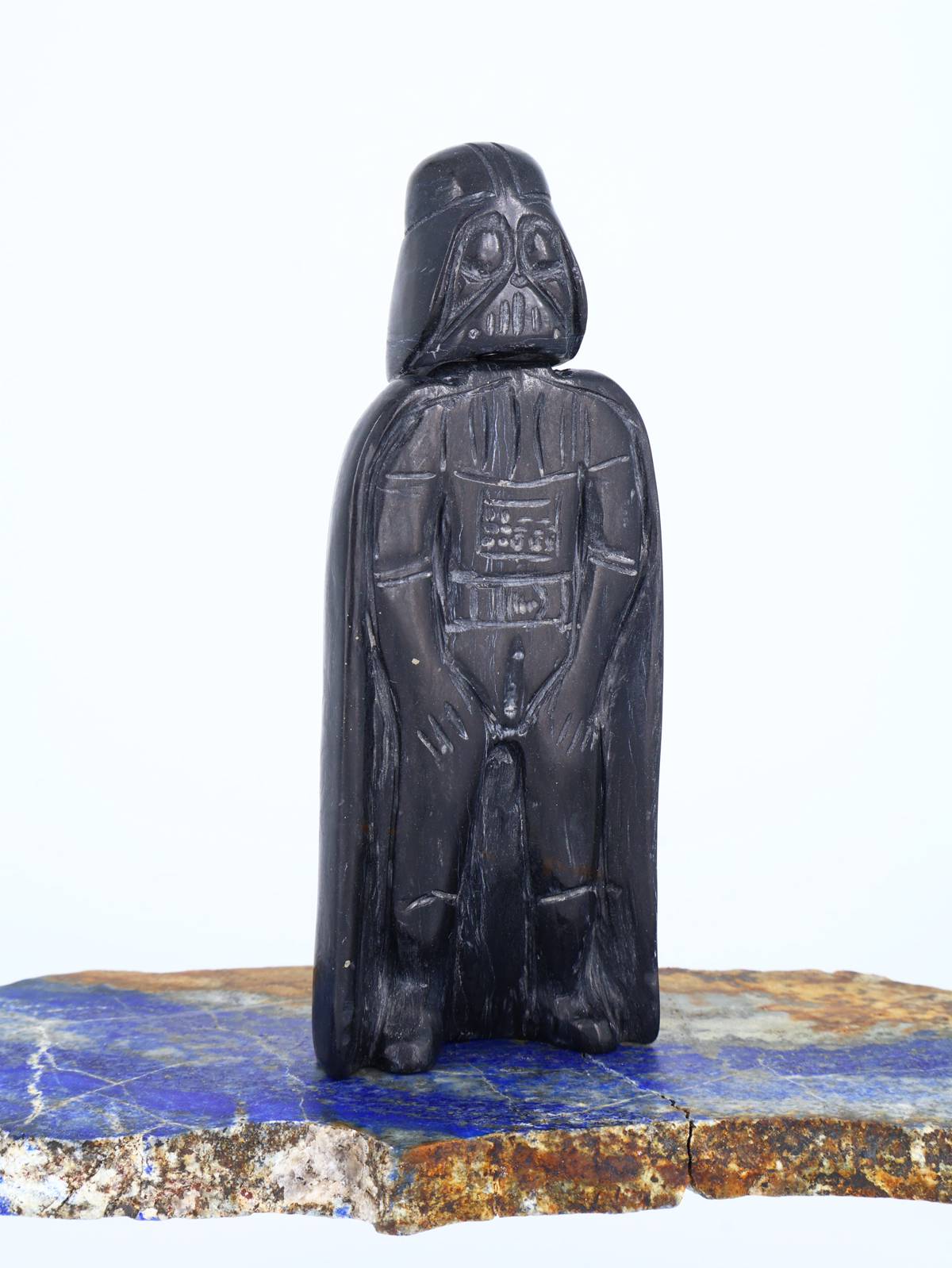 Black Marble Darth Vader Zuni Fetish
