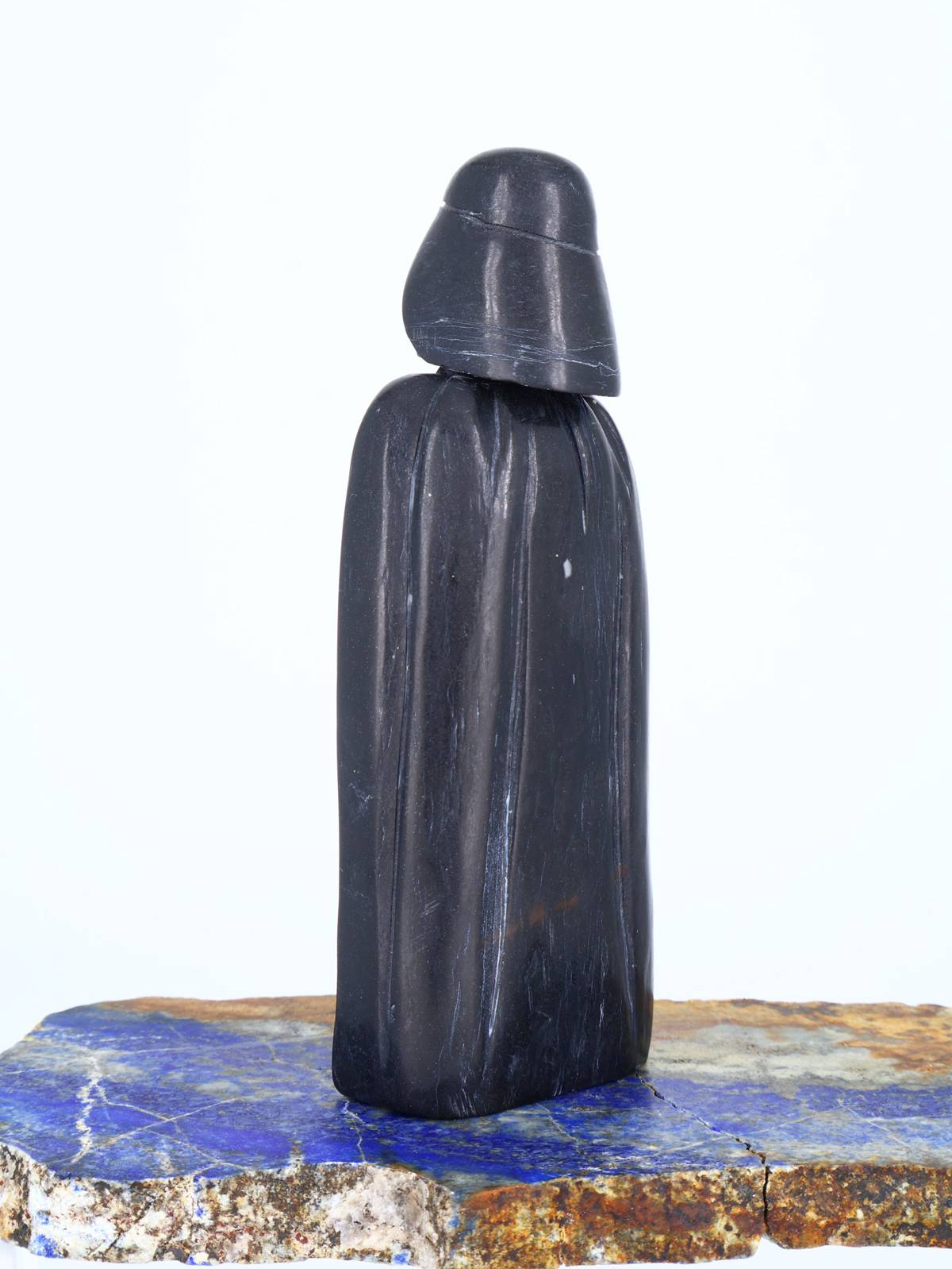 Black Marble Darth Vader Zuni Fetish