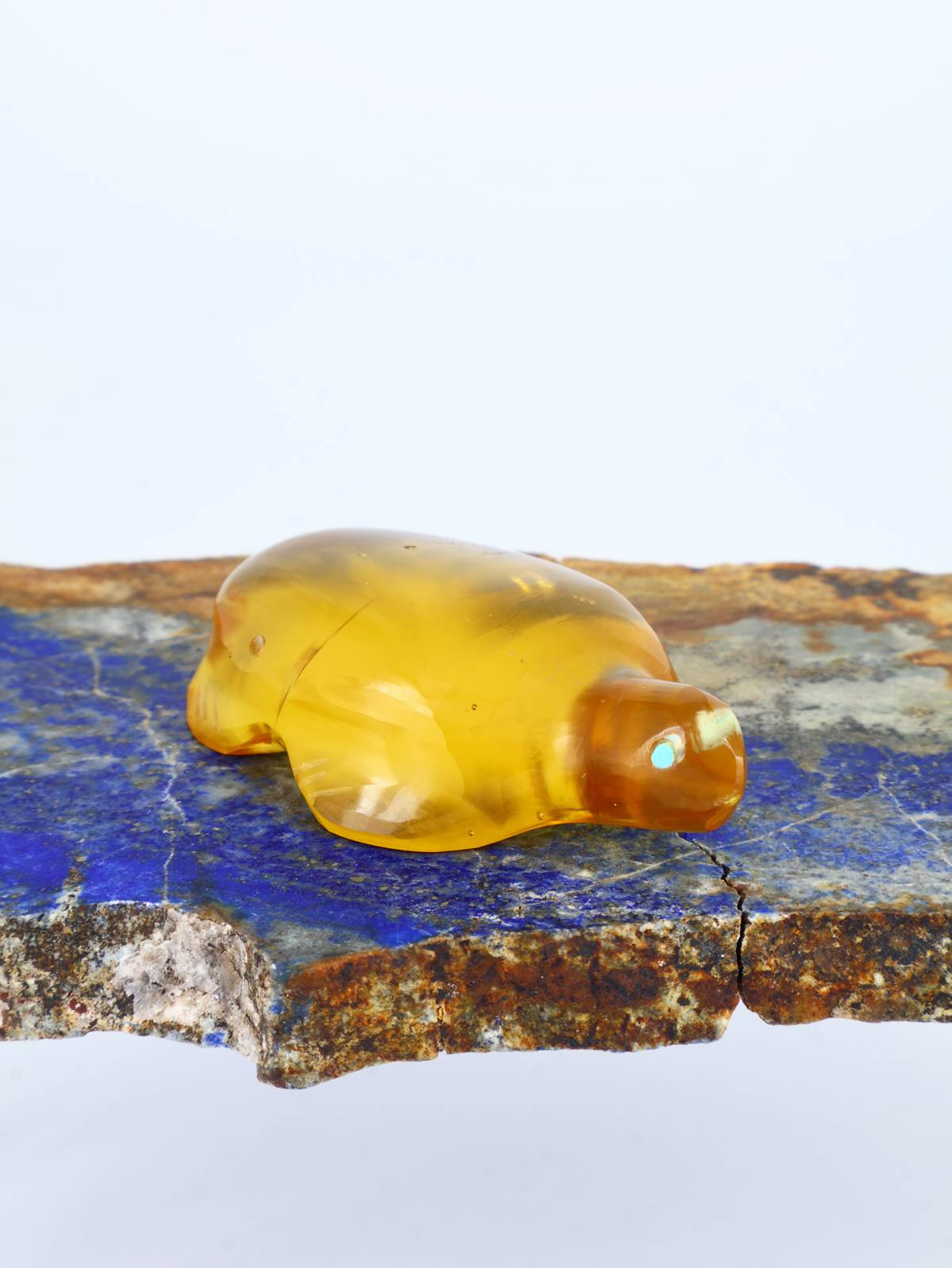Glass Turtle Zuni Fetish