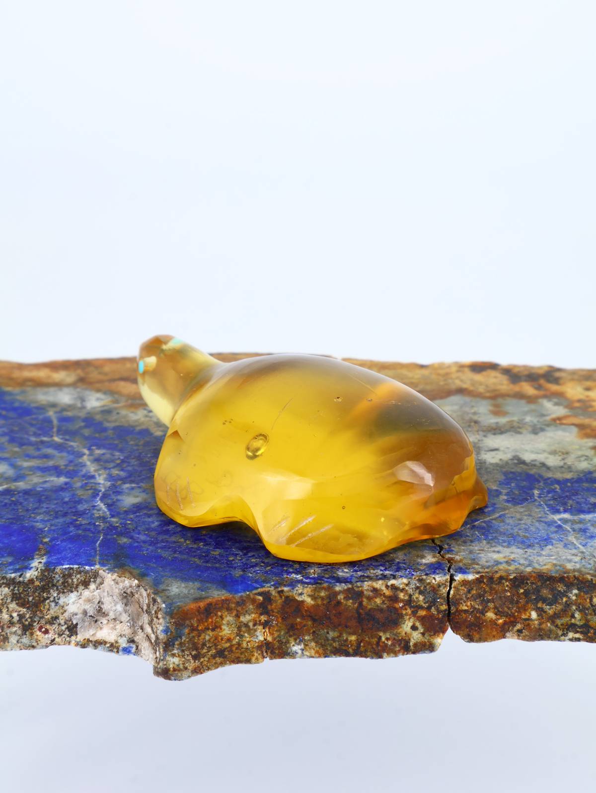 Glass Turtle Zuni Fetish