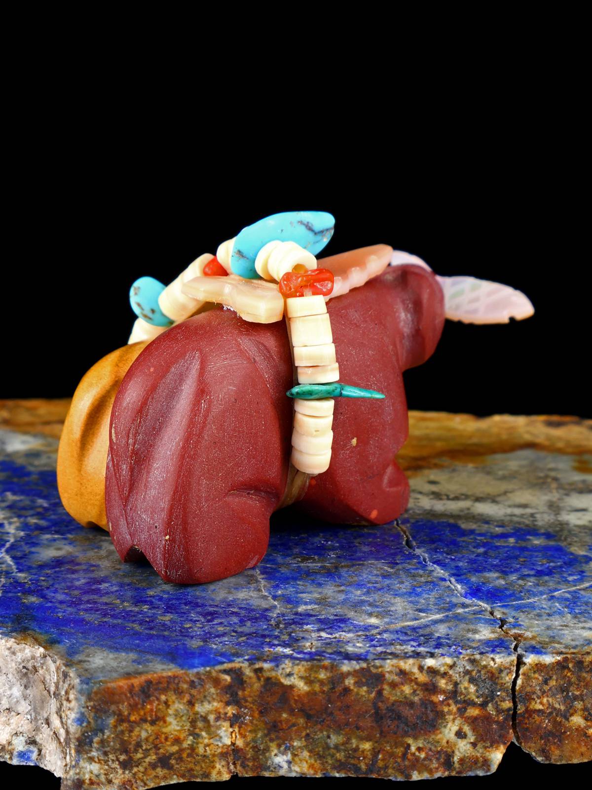 Pipestone and Jasper Bear Bundle Zuni Fetish