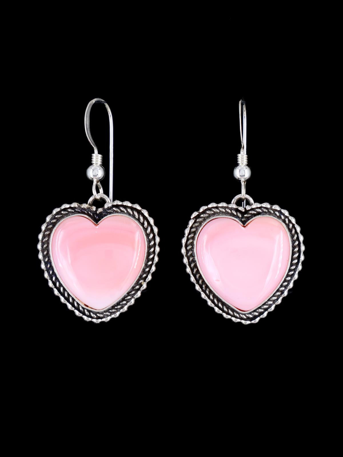 Boucles d'oreilles pendantes plumes Navajo en argent sterling