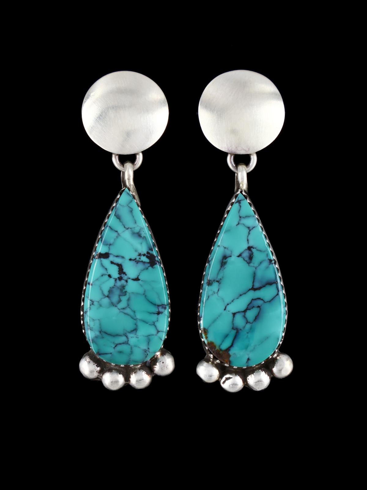 Native American Jewelry Turquoise Post Earrings - PuebloDirect.com