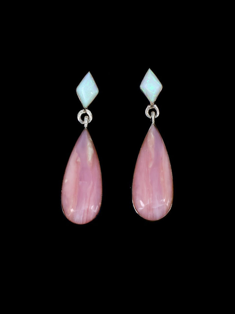 Native American Jewelry Peruvian Opal Post Earrings - PuebloDirect.com