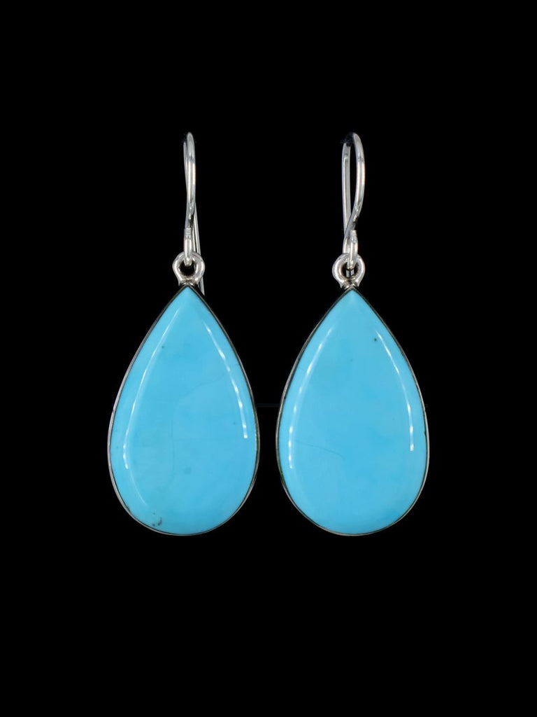 Native American Jewelry Turquoise Dangle Earrings - PuebloDirect.com