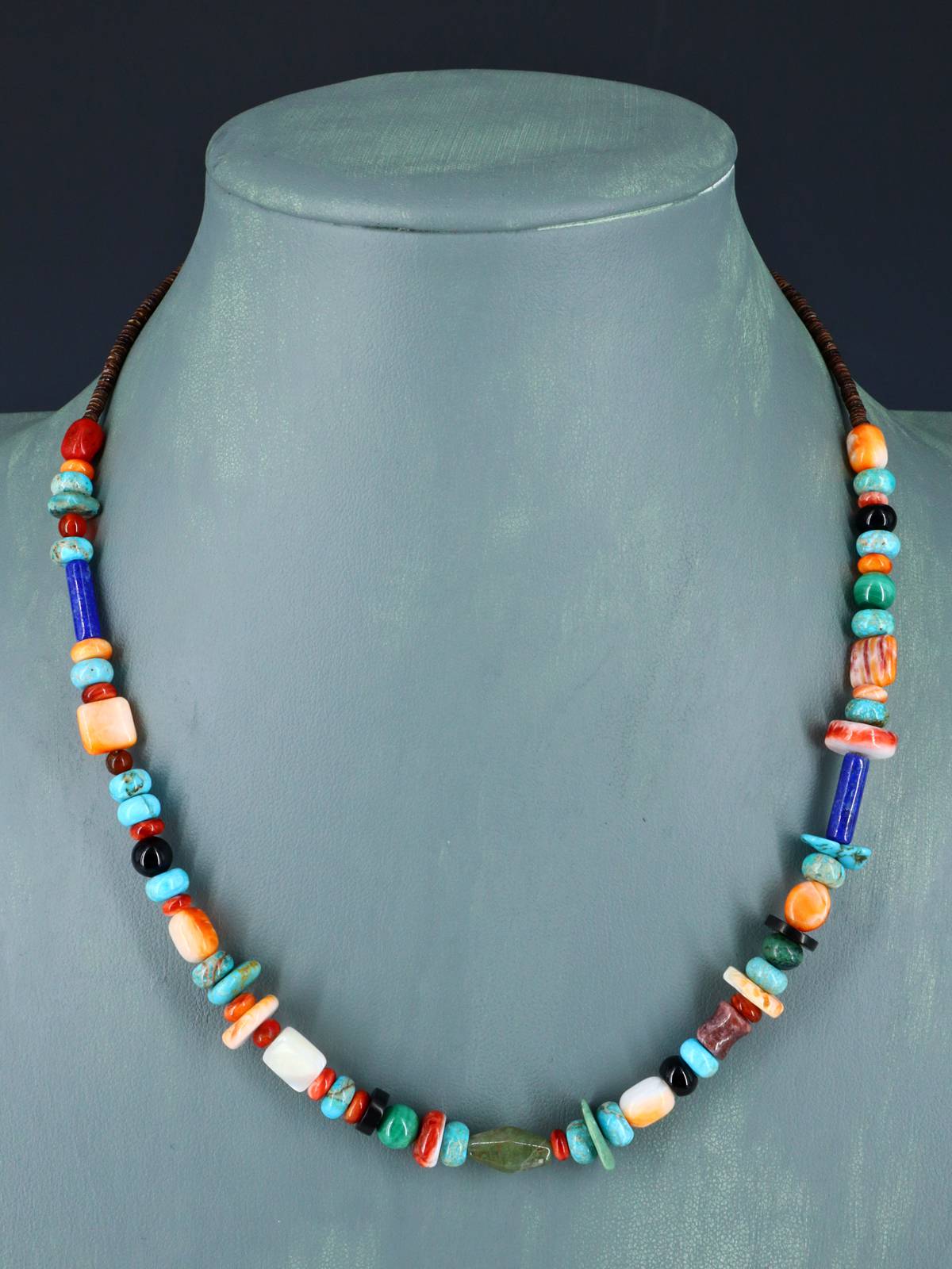 Native American Jewelry Multi Stone Necklace