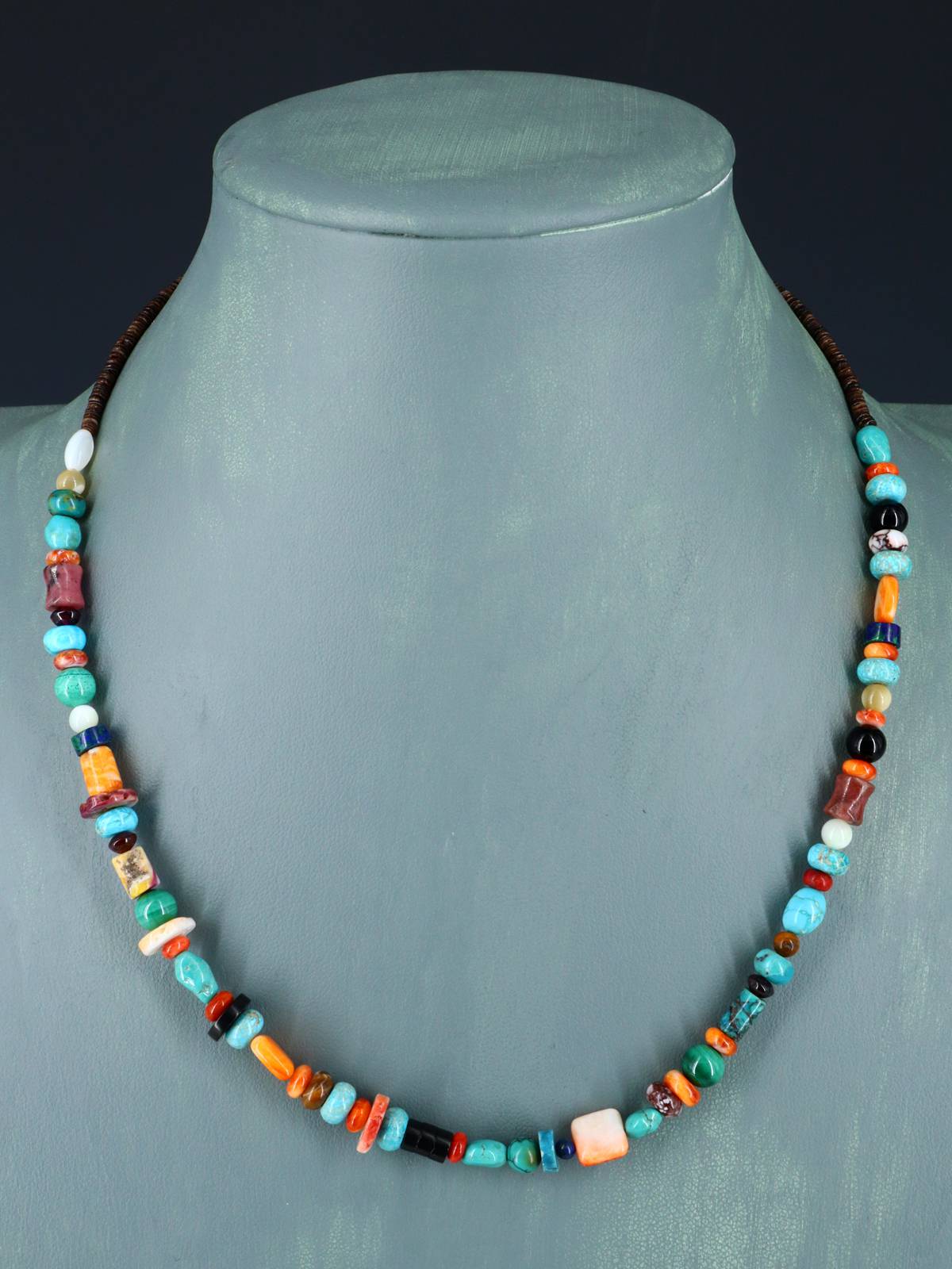 Native American Jewelry Multi Stone Necklace